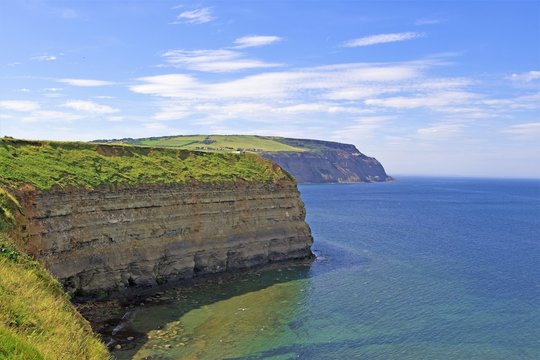 iew towards Redcar, from Cowbar Nabbs, Staithes, Yorkshire Moors, England.jpg