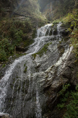 waterfall in mountains