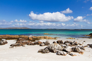 Irish beach in summer