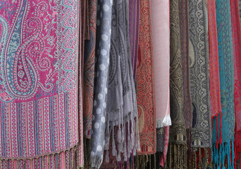 Scarves cotton clothe accessories in window variety designs