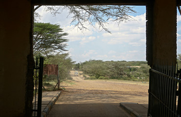 Fototapeta premium Entrance to a Park