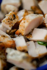 Hühnerfleisch, fleisch, gewürzt, pikant, struktur, lecker, essen, macro, Hintergrundbild, Makro