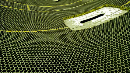 Aluminum honey comb repair use for fiber resin composite factory