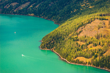 Xinjiang Kanas lake scenery