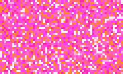 Pink pixel background. Flat color blocks