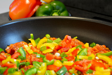 Paprika-Gulasch-Pfanne