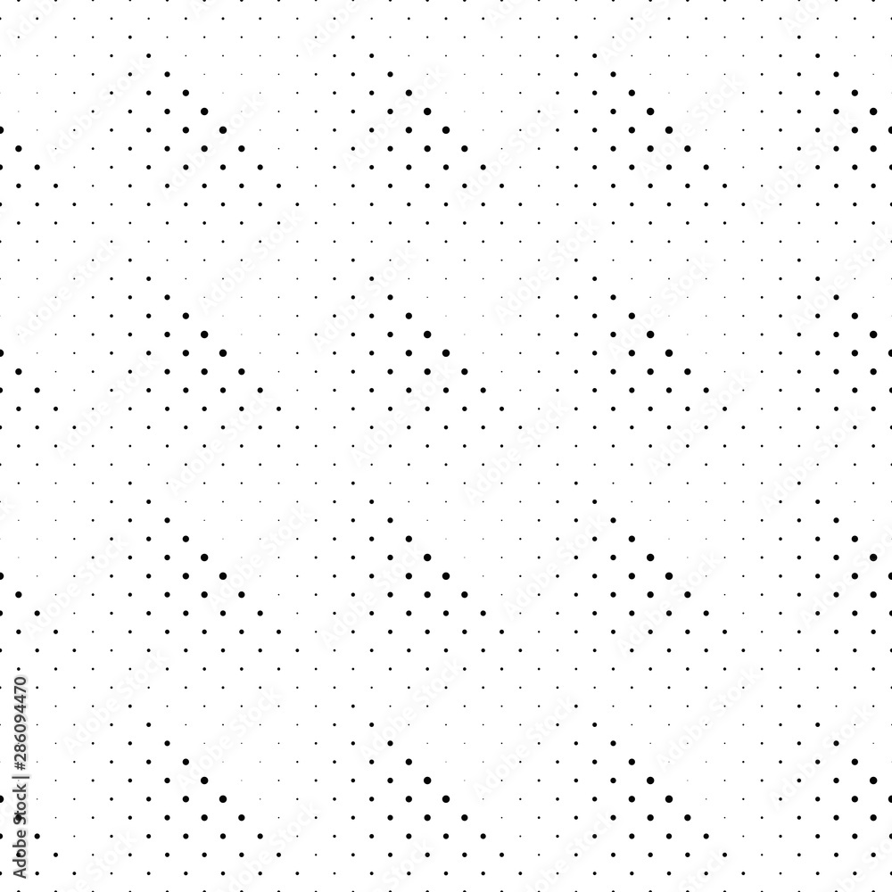 Poster geometrical seamless dot pattern background - abstract black and white vector graphic design from ci