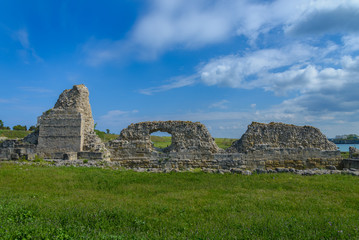Fototapeta na wymiar Ruins Of Chersonesos. Sevastopol.