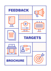 Modern Flat Line Color illustration Concept for Advertising. Concepts web banner and printed materials. Vector Illustration