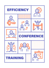 Modern Flat Line Color illustration Concept for Corporate Development. Concepts web banner and printed materials. Vector Illustration