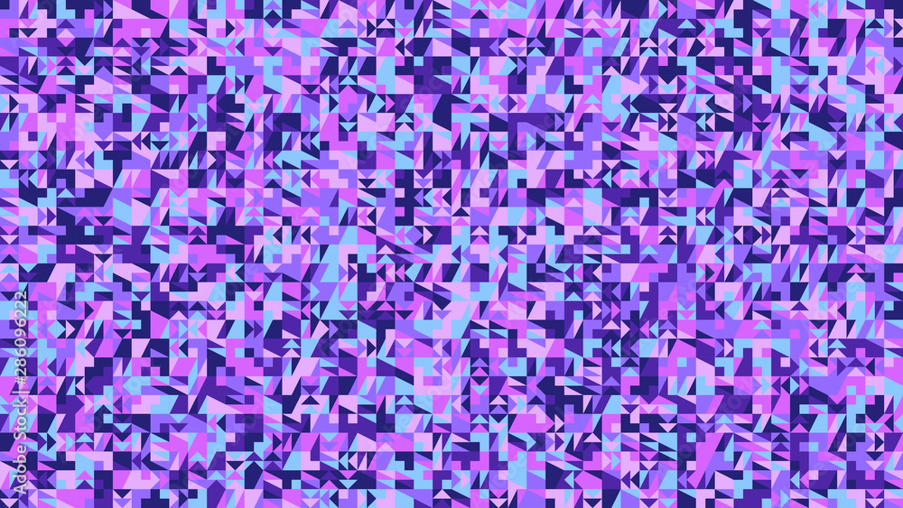 Poster Geometrical mosaic pattern webpage background - abstract colorful vector design