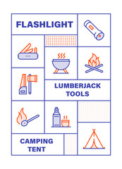 Modern Flat Line Color illustration Concept for Holidays.. Concepts web banner and printed materials. Vector Illustration