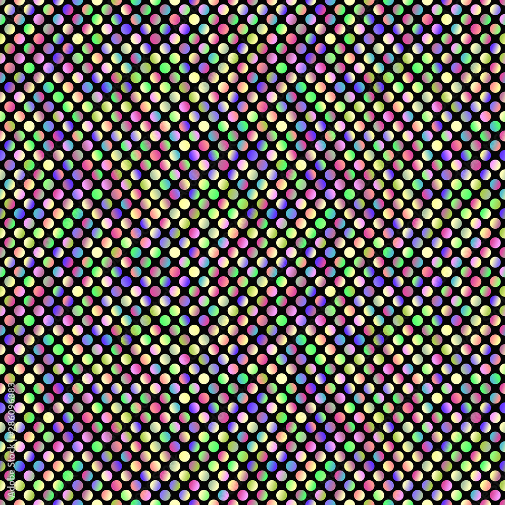 Poster gradient seamless geometrical circle pattern background design - abstract vector illustration