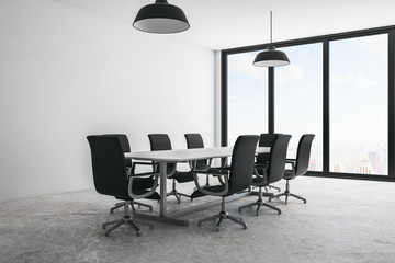 Modern boarding room interior