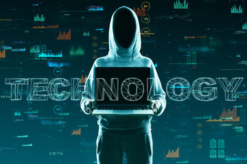 Technology and hacking concept