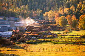 Xinjiang baihaba morning view