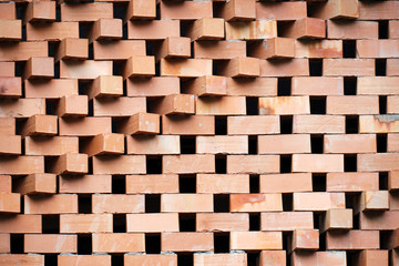 Red Bricks Pattern for Background.