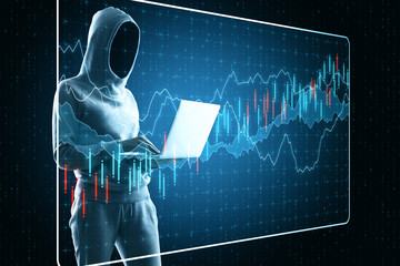  Hacking and trade concept