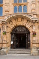 Fototapeta na wymiar Entrance of City Hall; Hereford