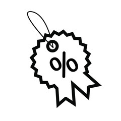 Shopping tags simple icon. Special offer sign. Discount coupons symbol. Quality design elements. Classic style. Vector