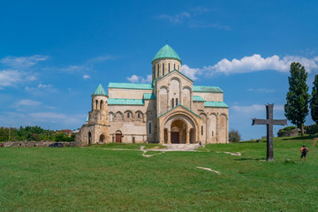 Naklejka premium Bagrati Cathedral Orthodox church (XI century) in Kutaisi city, Georgia