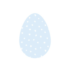 Easter eggs for holiday celebration card template