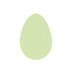 Easter eggs for holiday celebration card template