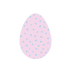 Easter eggs for holiday celebration card template