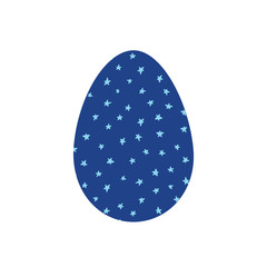 Easter eggs for holiday celebration card template