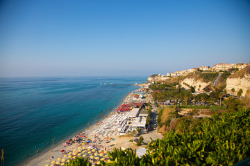 Tropea beach from above