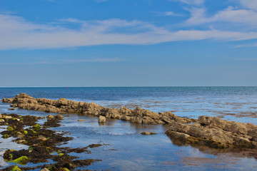 Fototapeta na wymiar Rocks in the Ocean