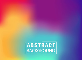 Abstract colorful gradient mesh background. Wallpaper with blurred and bright color of rainbow for landing page, website, banner. Gradient color background. vector