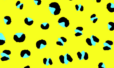 Leopard print design. Animal skin pattern.