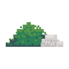 Fototapeta premium videogame pixelated retro art cartoon