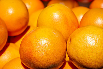 A Pile of Oranges For Sale on a Market Stall