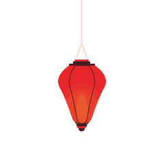 Obraz premium oriental chinese lantern decoration cartoon