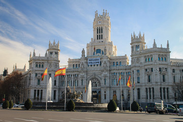Fototapeta na wymiar Palacio de Cibeles - Madrid, Spain