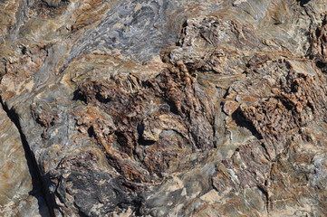 Rock formation on South Valla Beach, Valla Beach, New South Wales, Australia