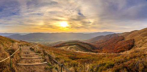 Fototapeta Bieszczady - Carpathians Mountains  obraz