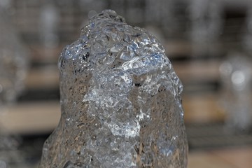 Detail of a water fountain.