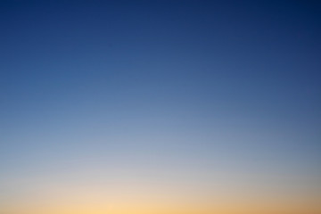 gradient sunset sky orange and blue