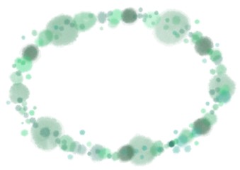  This circle decorates the text beautifully with a beautiful pastel border.