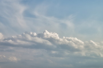 Obraz premium Overcast sky with dark clouds