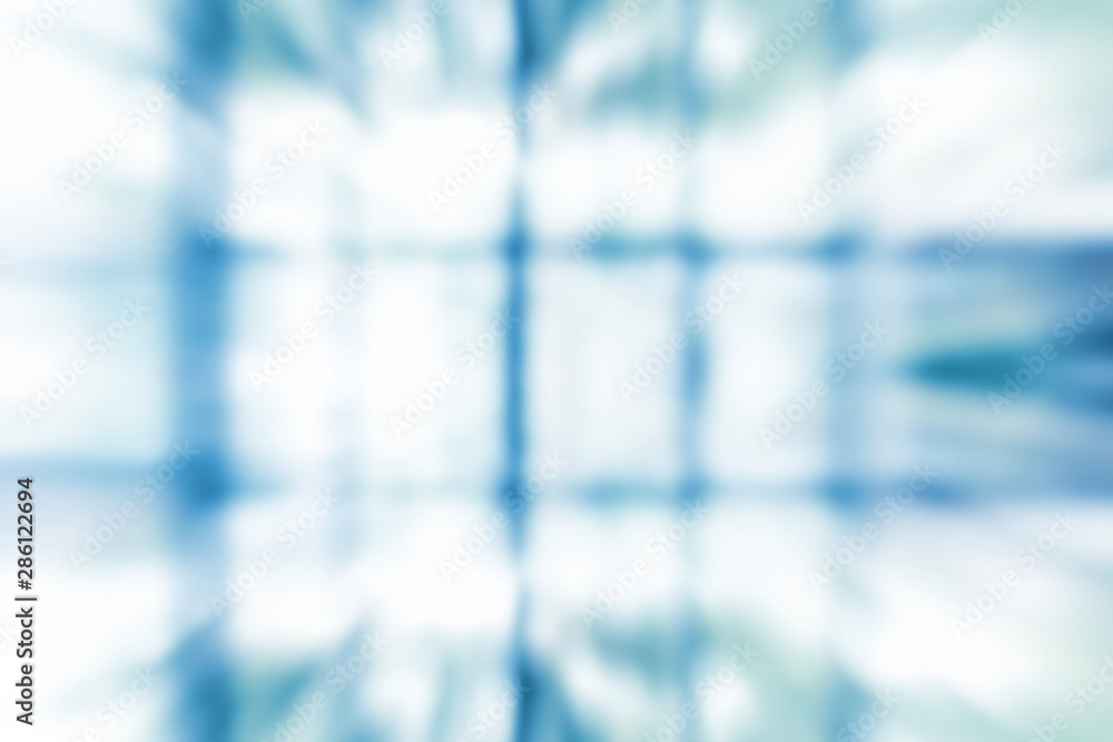 Wall mural blurred light blue gradient bokeh abstract background