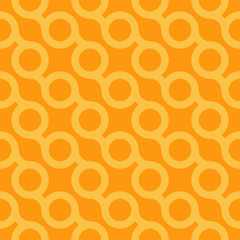 Vector seamless stylish pattern - orange minimalistic design. Bright geometric background