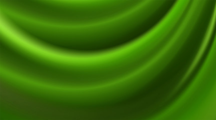 Soft and smooth green background for cosmetic or beauty product ad design, illustration vector.	