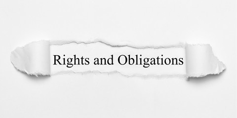 Rights and Obligations