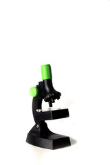 Microscope isolated on white background