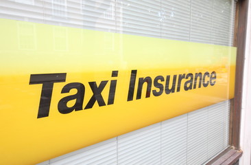 Taxi insurance sign transport business UK