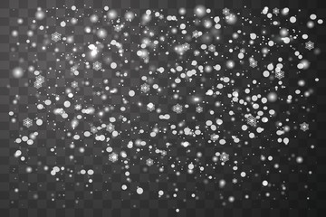 White snowflakes, Falling Christmas